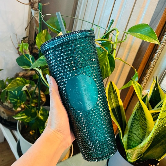 Glitter Emerald Green Studded